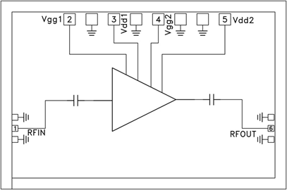 HMC-APH634兩級(jí)GaAs HEMT MMIC中等功率放大器  ADI現(xiàn)貨