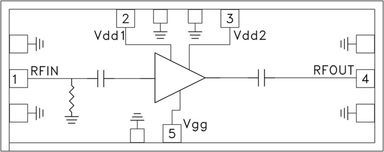 HMC-AUH320/HMC-AUH320-SX四級(jí)中等功率放大器   ADI現(xiàn)貨