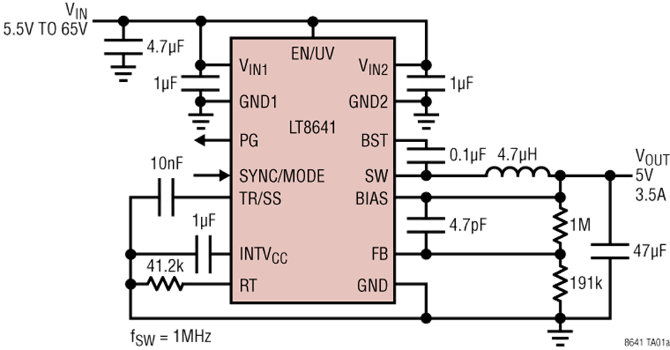 LT8641EUDC#PBF/LT8641HUDC#PBF降壓型穩(wěn)壓器