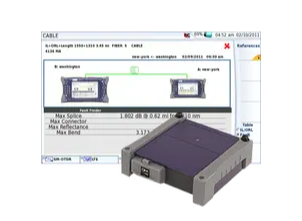 FiberComplete 集成式損耗、ORL 和 OTDR 模塊 – 適用于 MTS-2000、-4000 V2、-5800 和 -5800-100G 平臺(tái)的 4100 系列