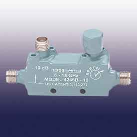 4243-6  耦合器-SMA（F）0.5 GHz至18 GHz，微型帶狀線（最大平坦+/- 0.5dB）50瓦