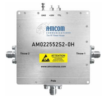 AMCOM高功率200–2500MHz單刀雙擲T/R開關(guān)AM022052S2-0H